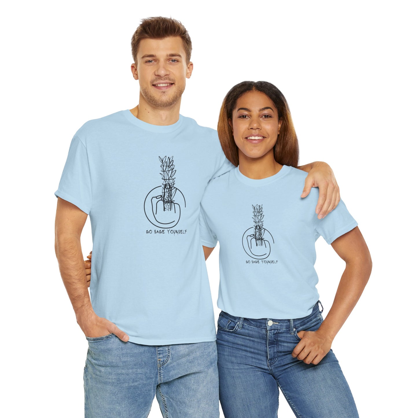 Unisex Heavy Cotton Tee- Go Sage Yourself