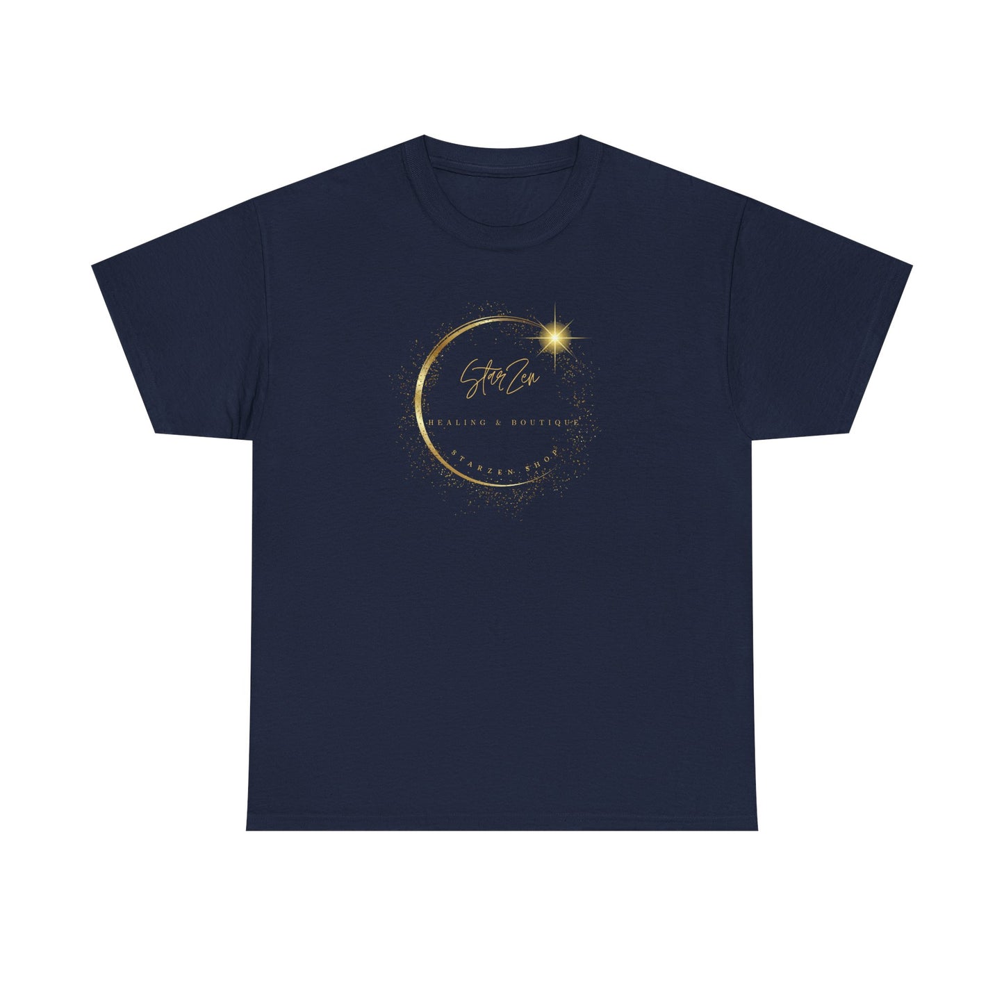 Unisex Heavy Cotton Tee-StarZen Logo
