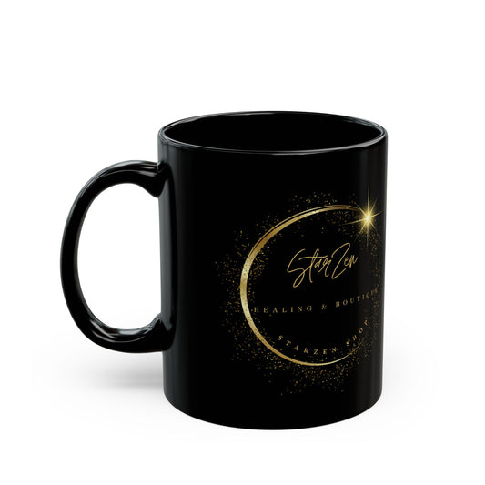 11oz Black Mug-StarZen Logo