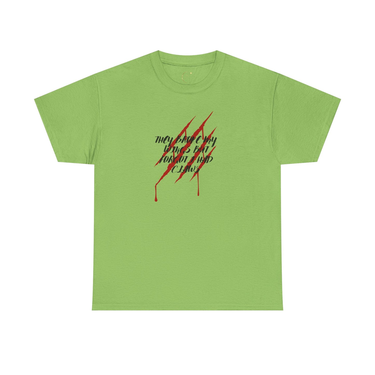 Unisex Heavy Cotton Tee- Broken Wings Claws