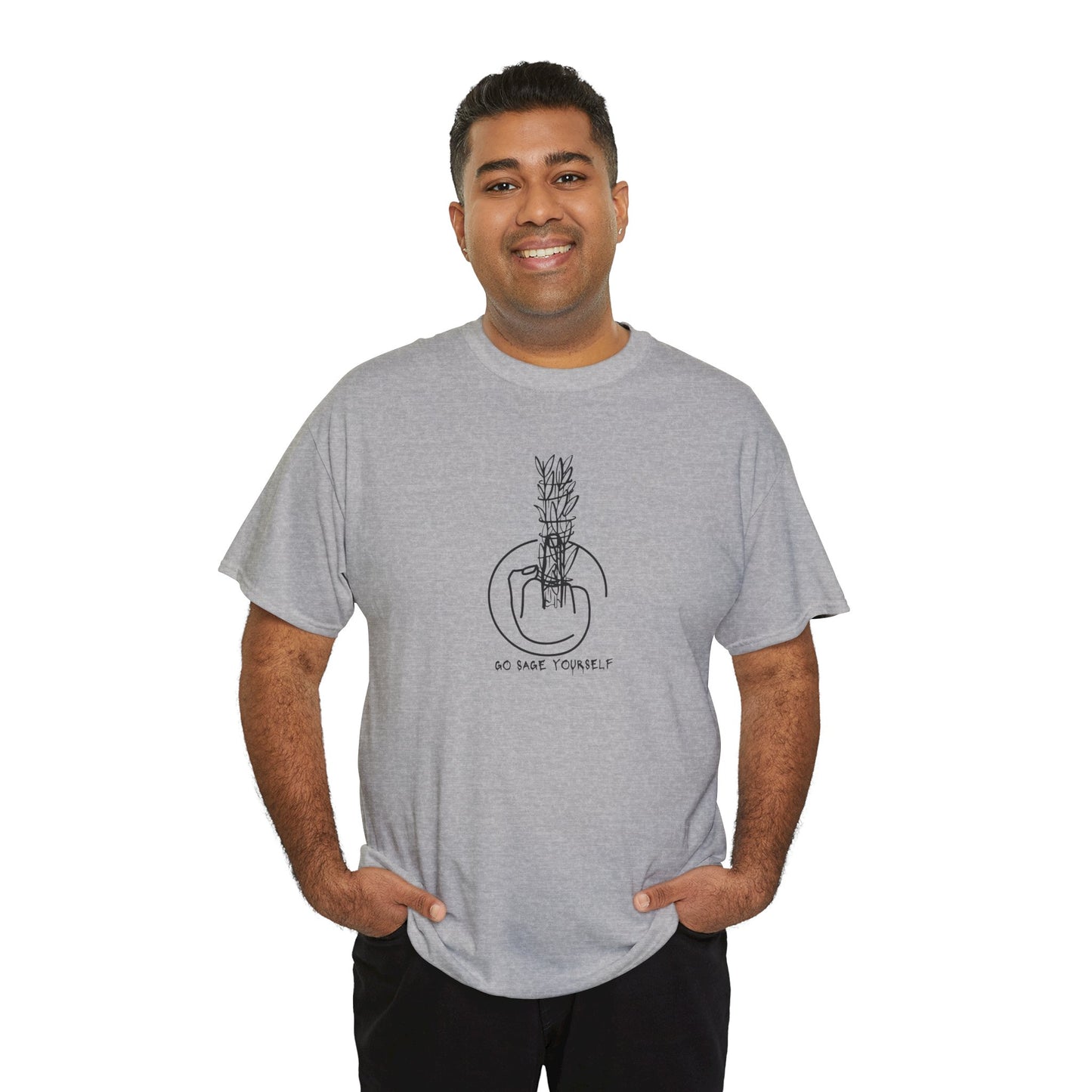 Unisex Heavy Cotton Tee- Go Sage Yourself