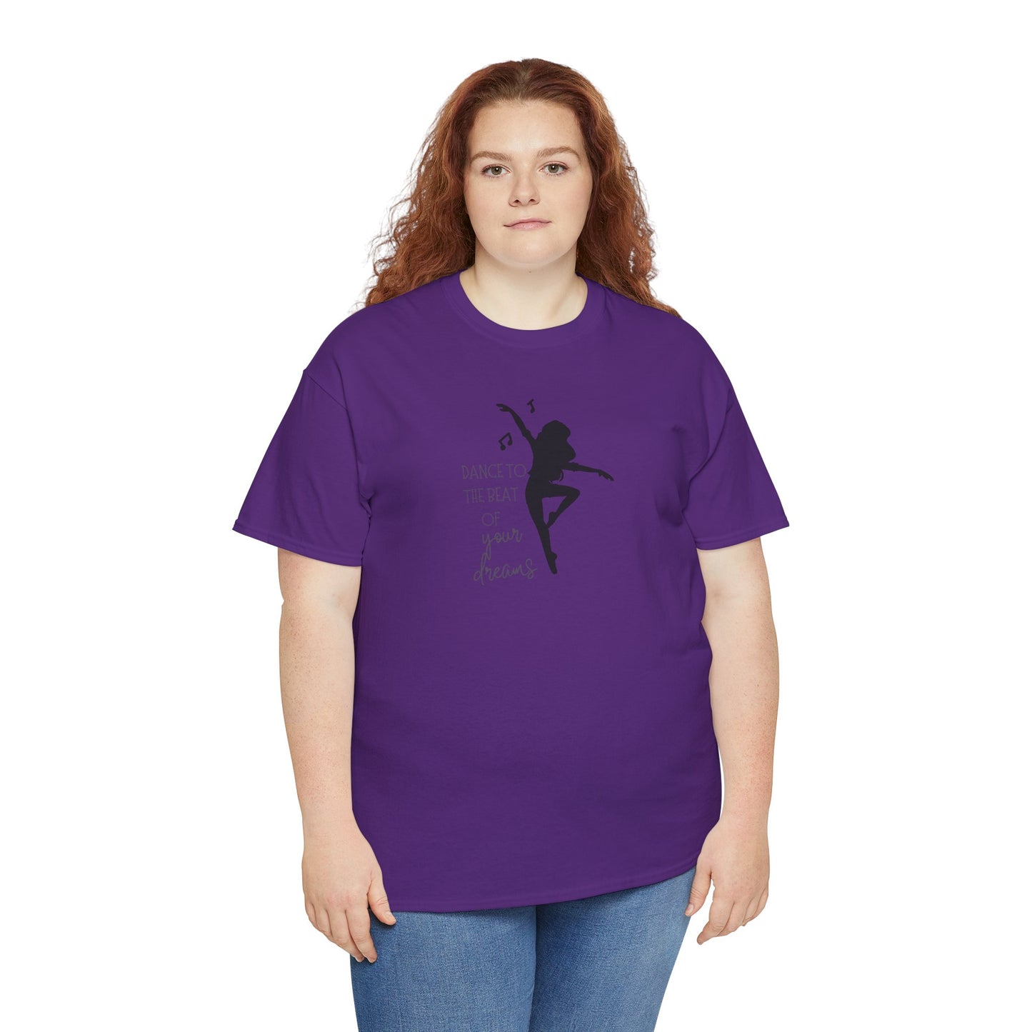 Unisex Heavy Cotton Tee-Dance To The Beat Of Your Dreams