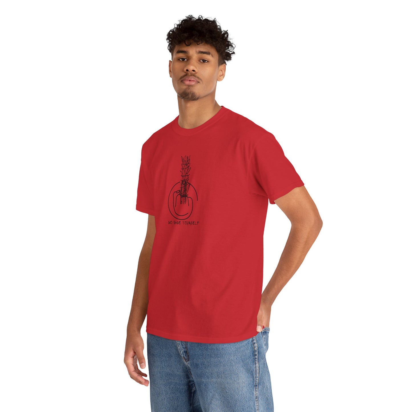 Unisex Heavy Cotton Tee- Go Sage Yourself