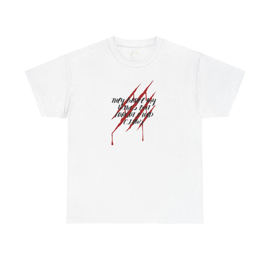 Unisex Heavy Cotton Tee- Broken Wings Claws