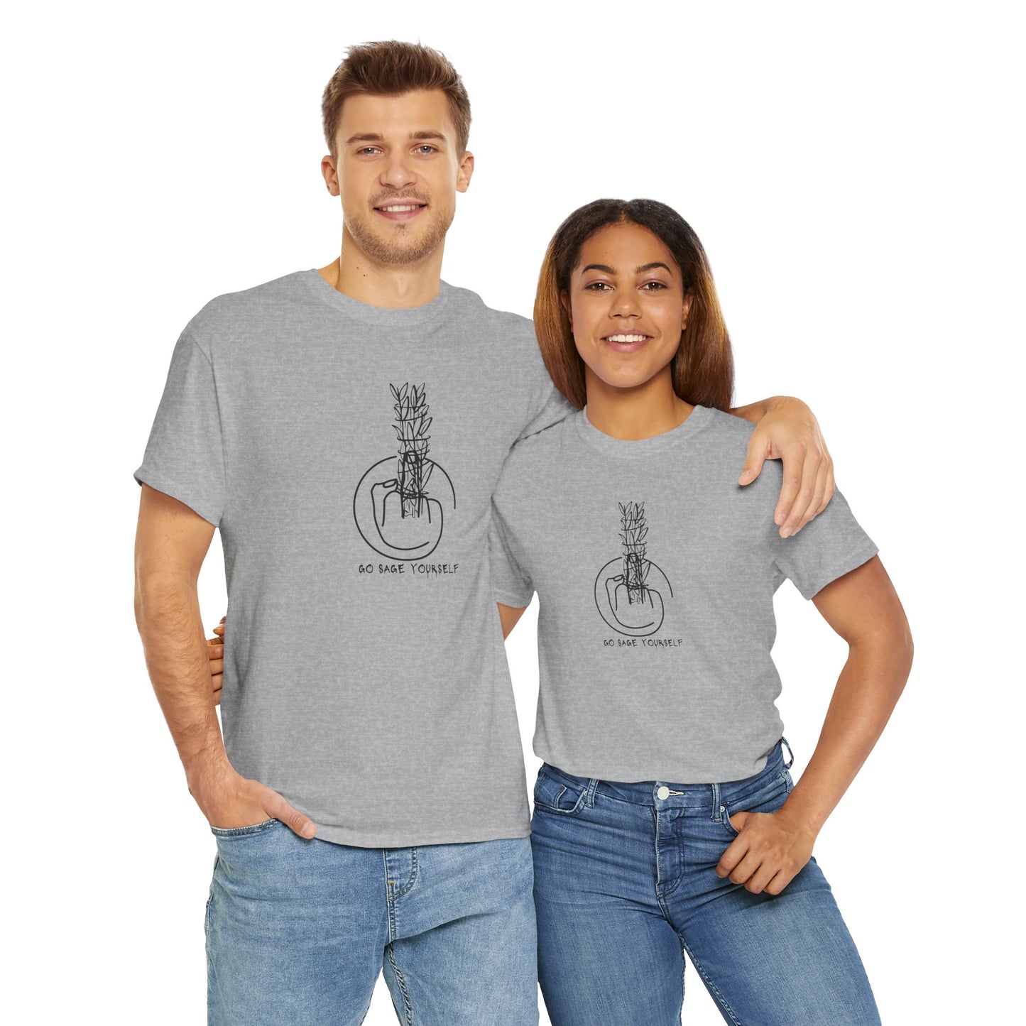 Unisex Heavy Cotton Tee- Go Sage Yourself