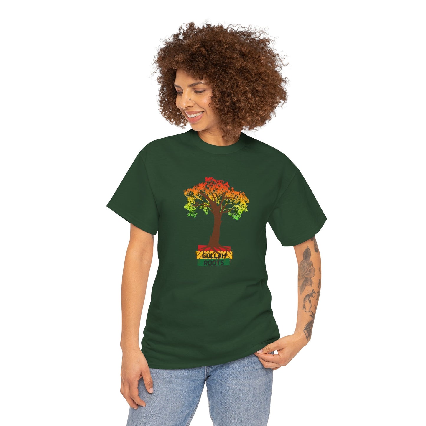 Unisex Heavy Cotton Tee- Gullah Roots