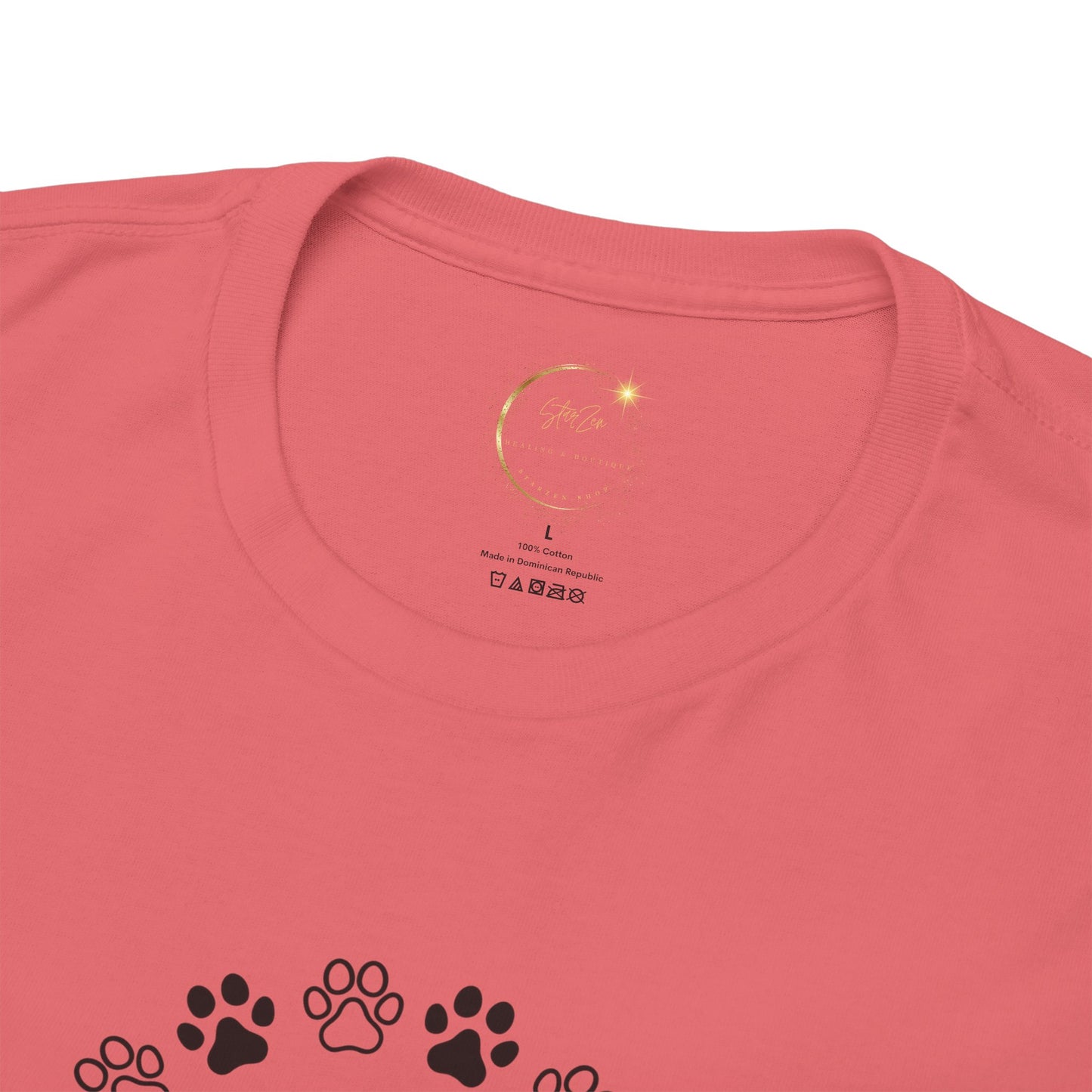 Unisex Heavy Cotton Tee- Stay Pawsitive