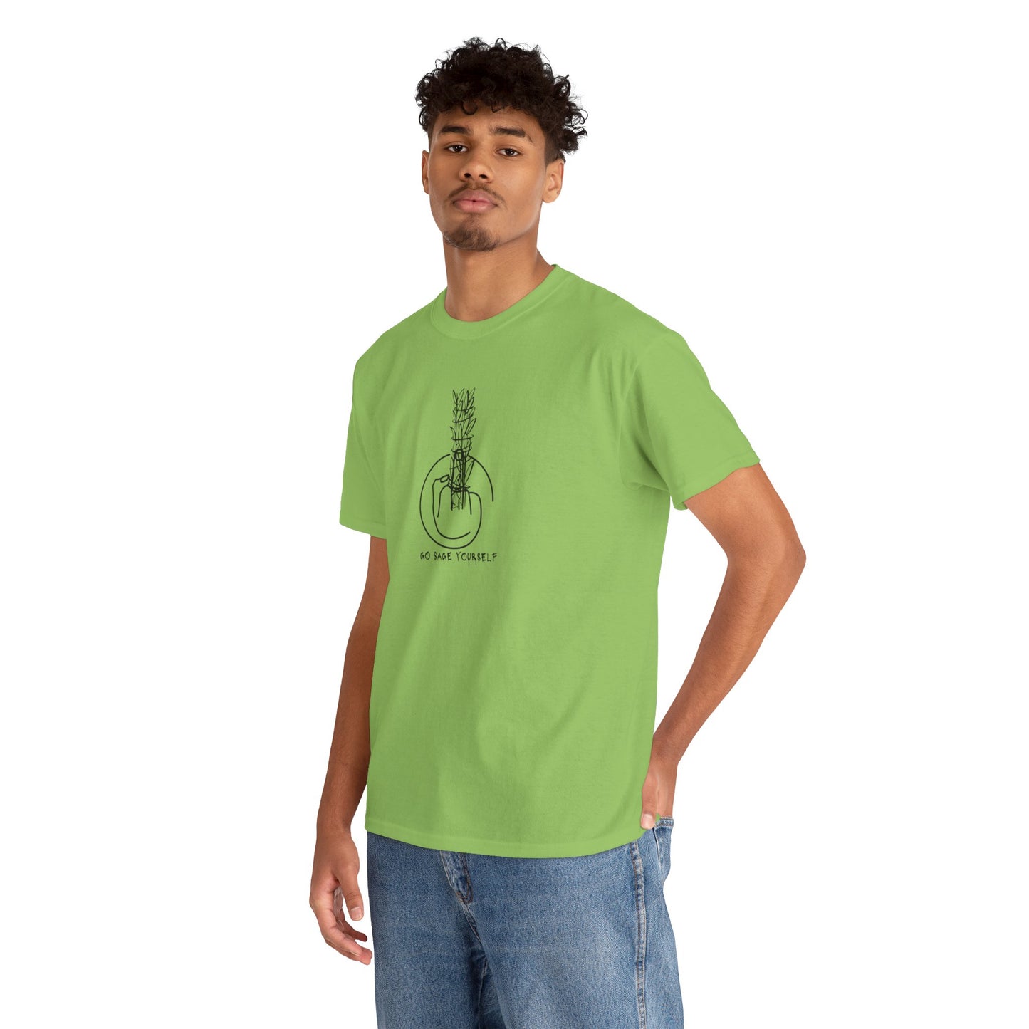 Unisex Heavy Cotton Tee- Go Sage Yourself