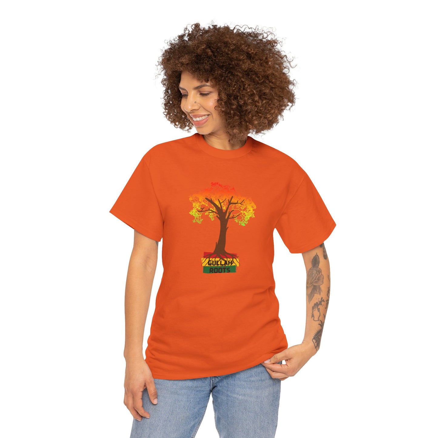 Unisex Heavy Cotton Tee- Gullah Roots
