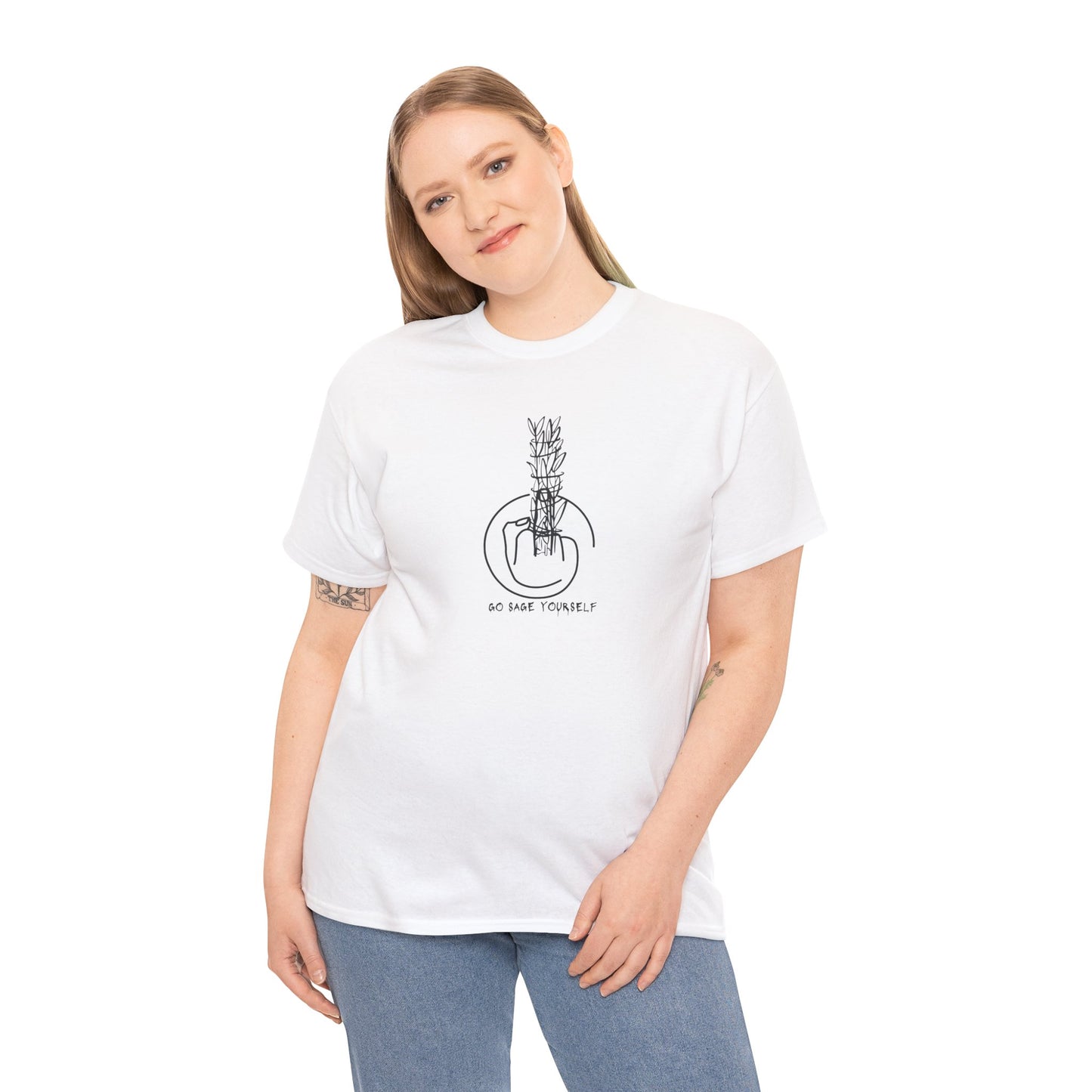 Unisex Heavy Cotton Tee- Go Sage Yourself