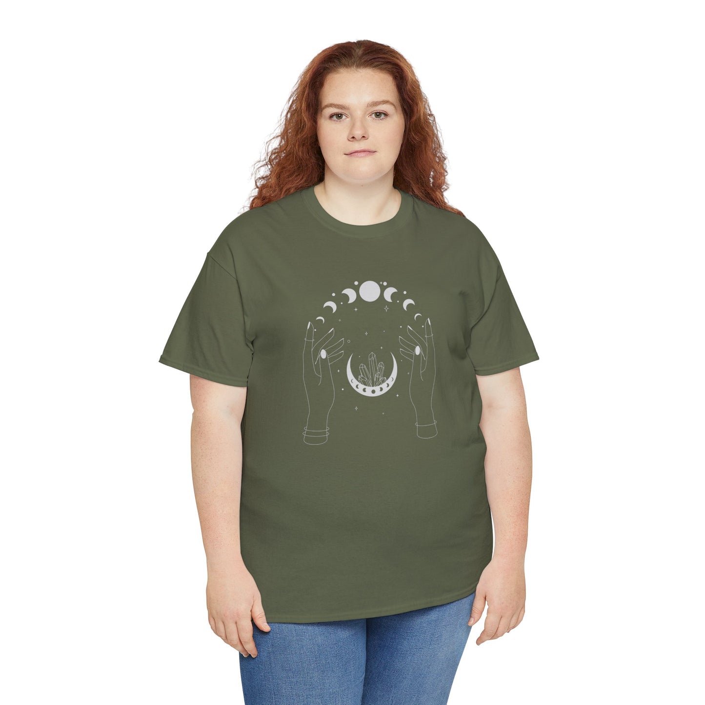 Unisex Heavy Cotton Tee- Moon Goddess