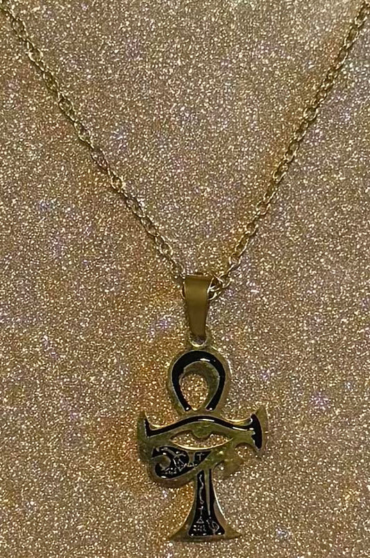 Eye Of Horus Ankh Necklace