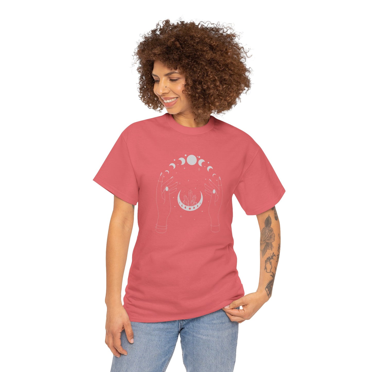 Unisex Heavy Cotton Tee- Moon Goddess