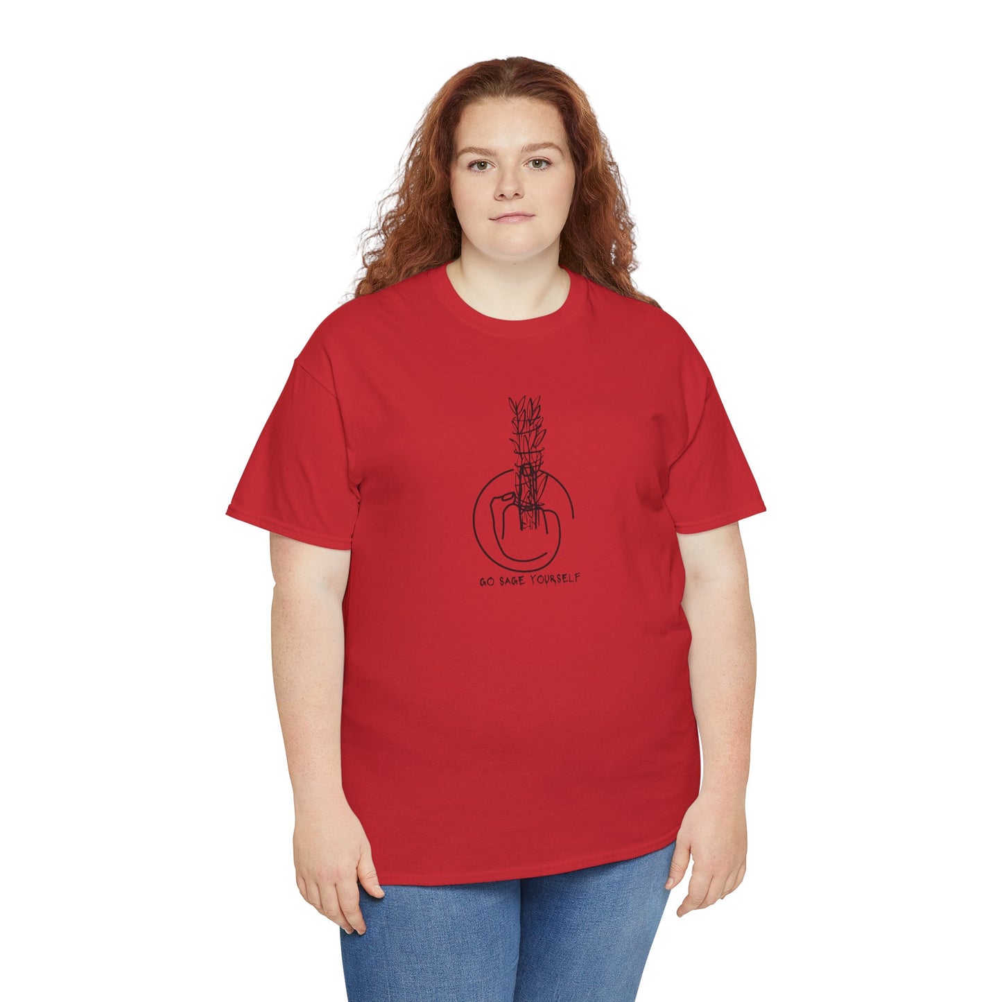Unisex Heavy Cotton Tee- Go Sage Yourself