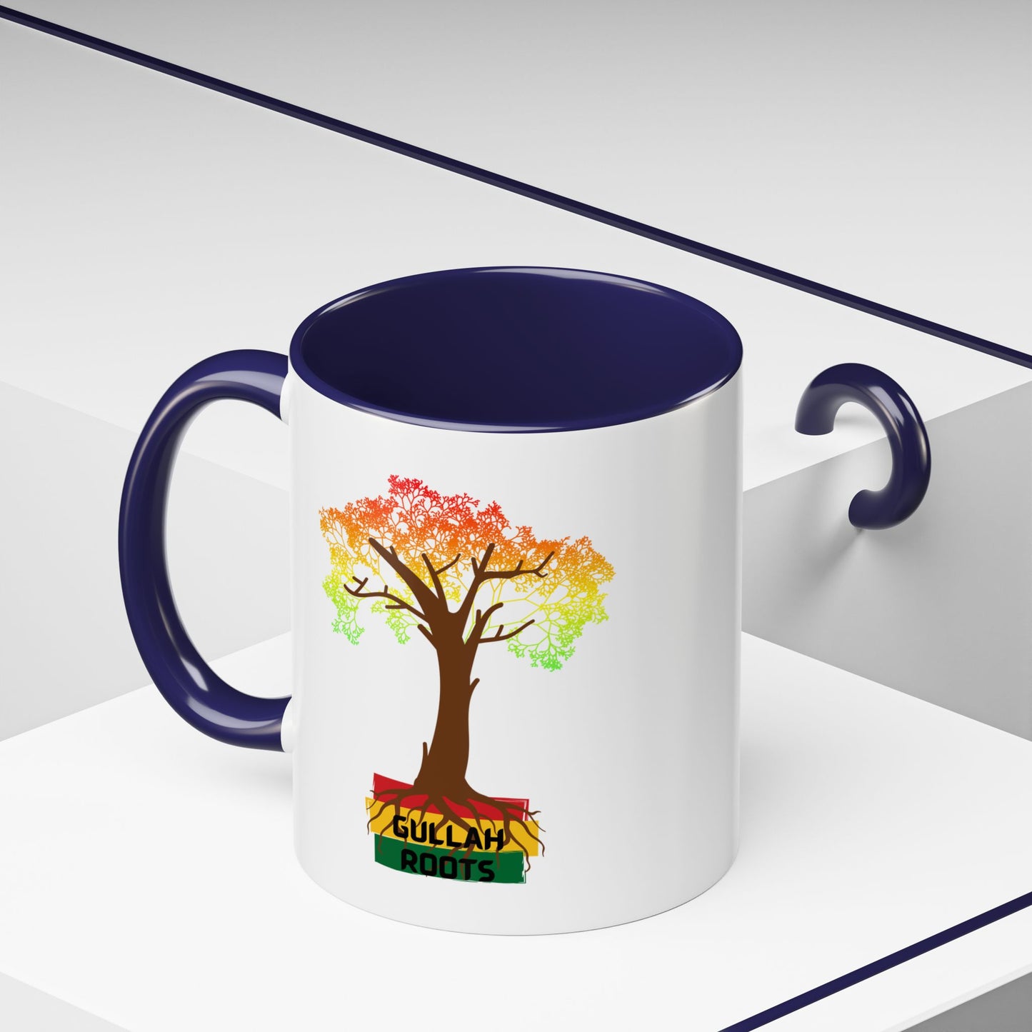 Accent Coffee Mug (11, 15oz)-Gullah Roots