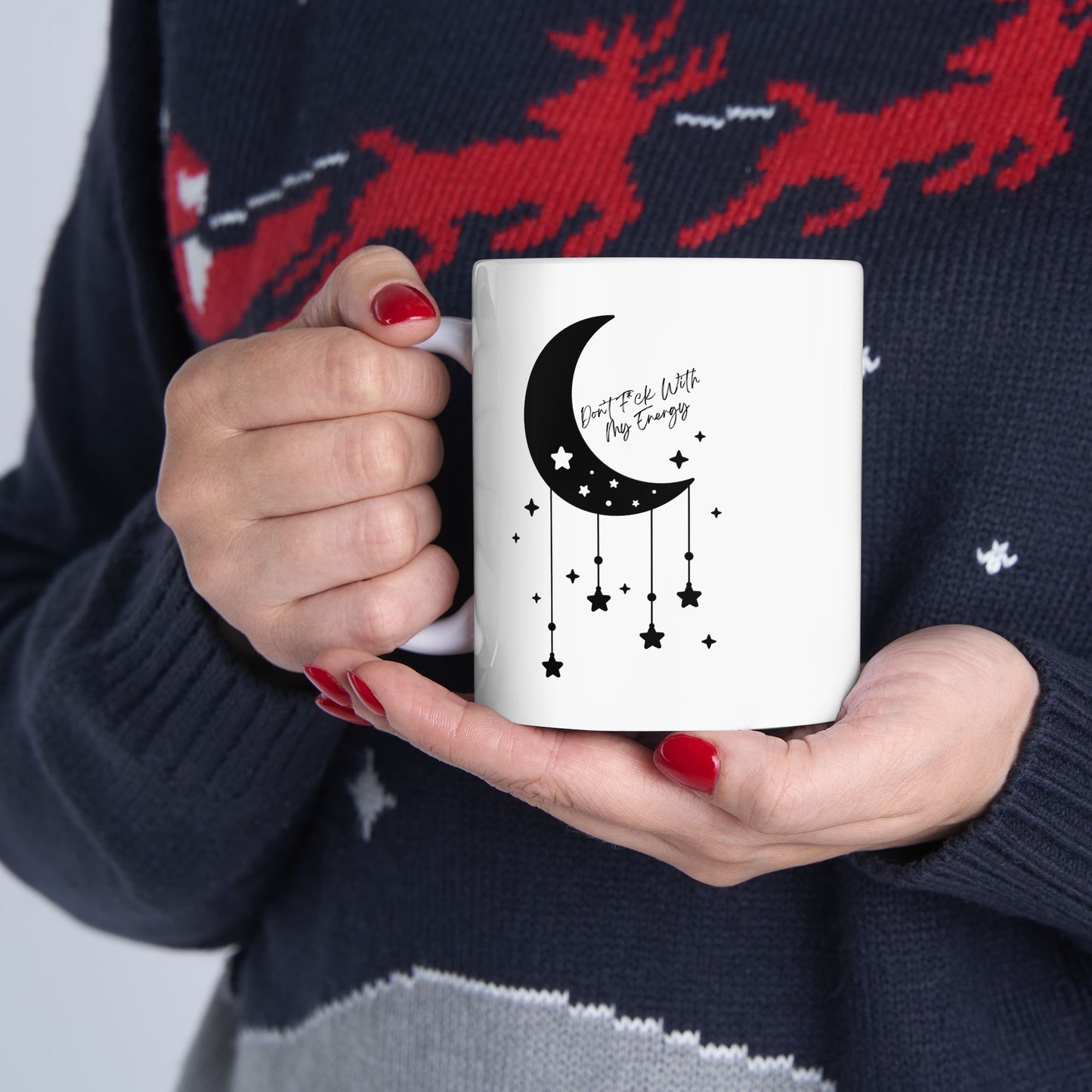 Ceramic Mug, 11oz-Don't F*ck With My Energy