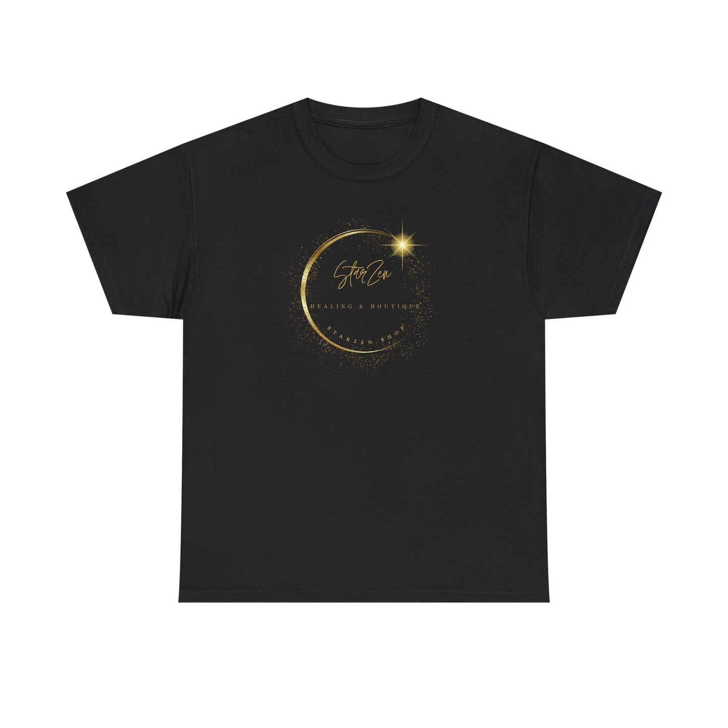 Unisex Heavy Cotton Tee-StarZen Logo