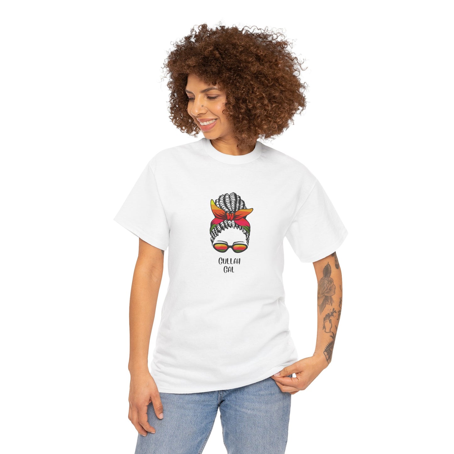 Unisex Heavy Cotton Tee- Gullah Gal