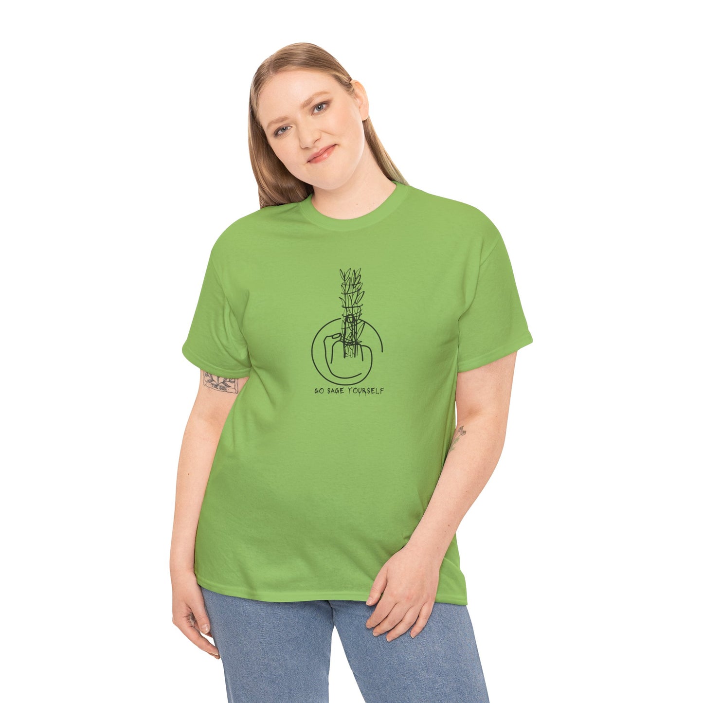Unisex Heavy Cotton Tee- Go Sage Yourself