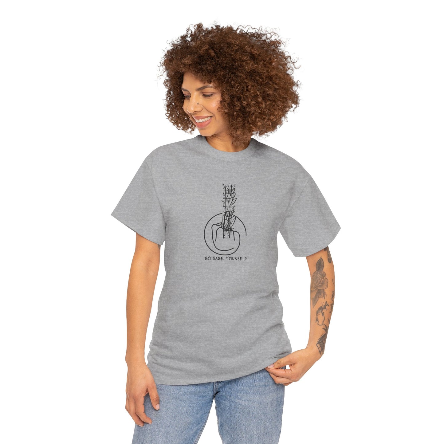 Unisex Heavy Cotton Tee- Go Sage Yourself