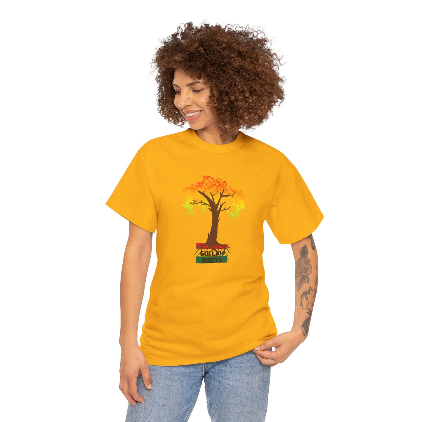 Unisex Heavy Cotton Tee- Gullah Roots