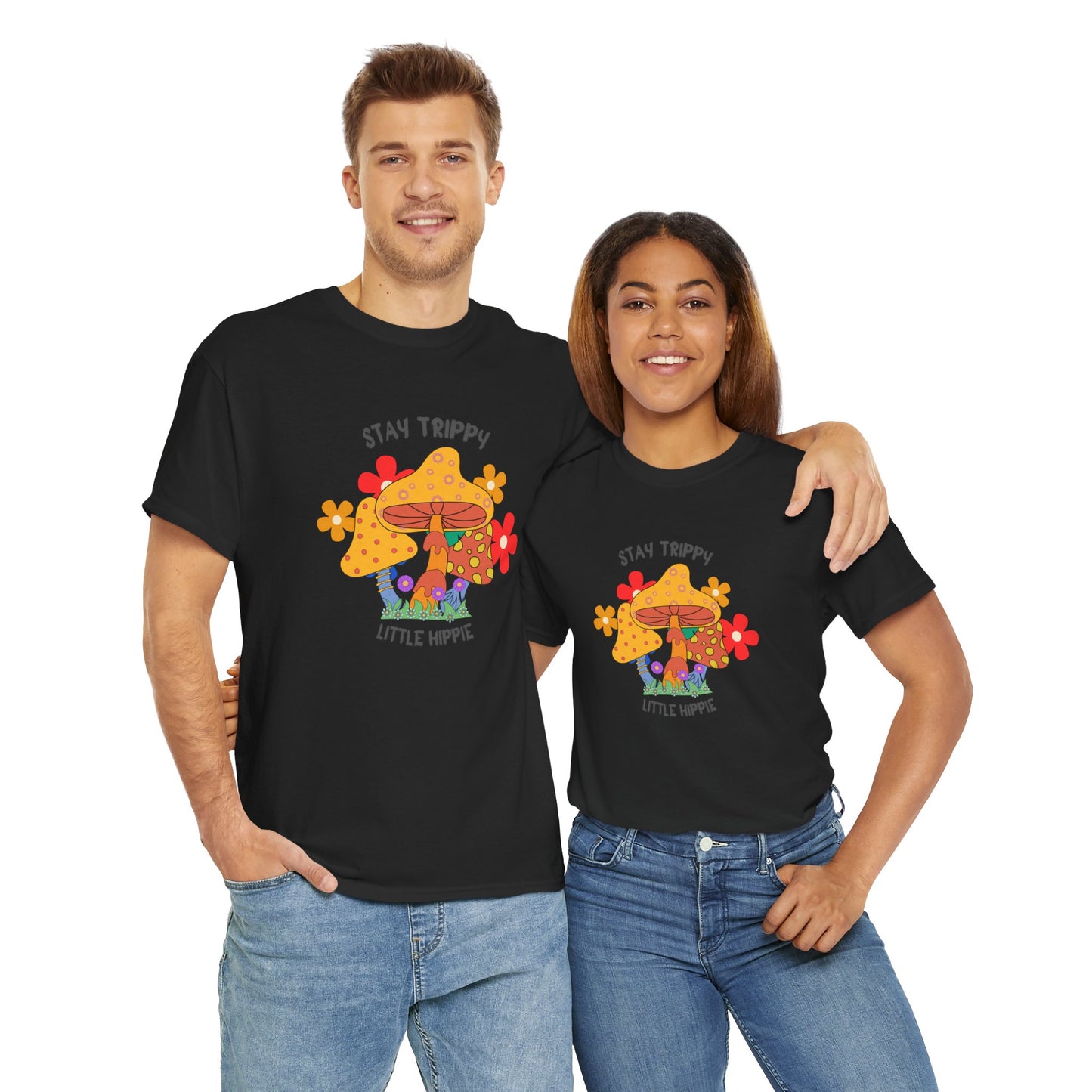 Unisex Heavy Cotton Tee-Trippy Hippie