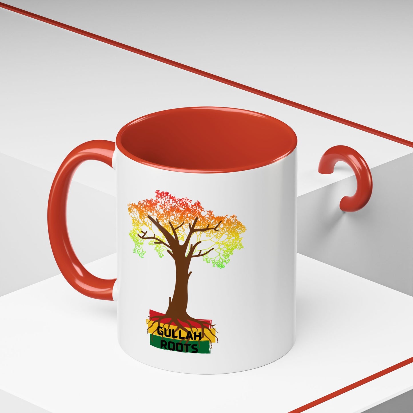 Accent Coffee Mug (11, 15oz)-Gullah Roots