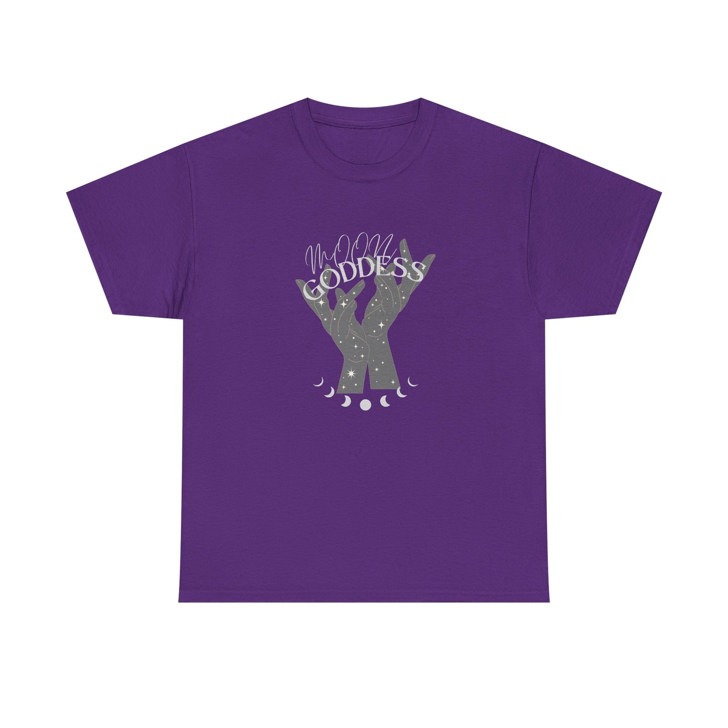 Unisex Heavy Cotton Tee-Moon Goddess 2