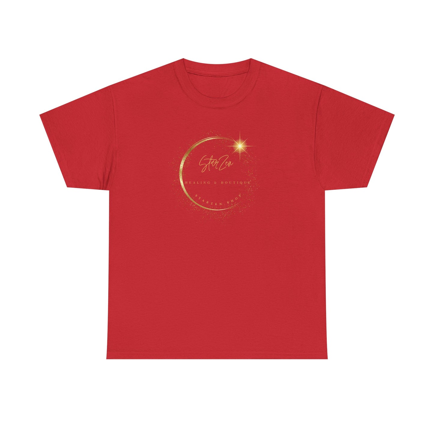 Unisex Heavy Cotton Tee-StarZen Logo