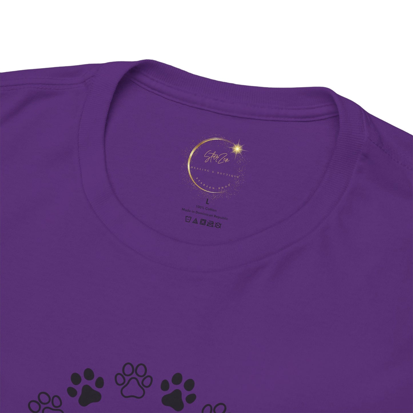 Unisex Heavy Cotton Tee- Stay Pawsitive