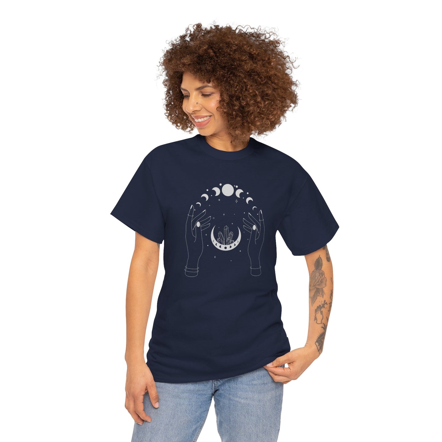 Unisex Heavy Cotton Tee- Moon Goddess