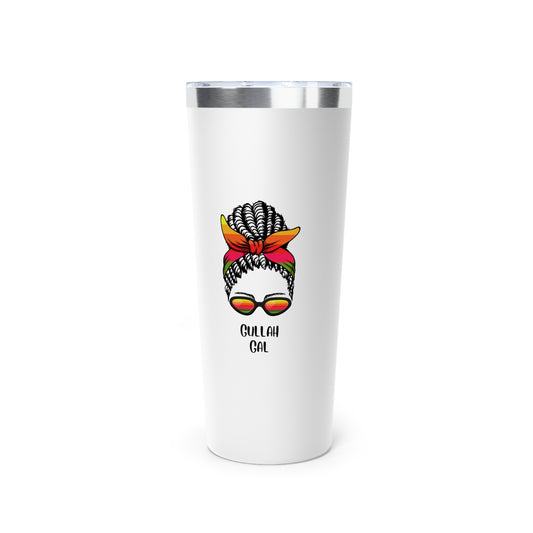 Copper Vacuum Insulated Gullah Gal Tumbler, 22oz - Cute Animal Design, Perfect for Outdoors, Travel Mug, Coffee Cup