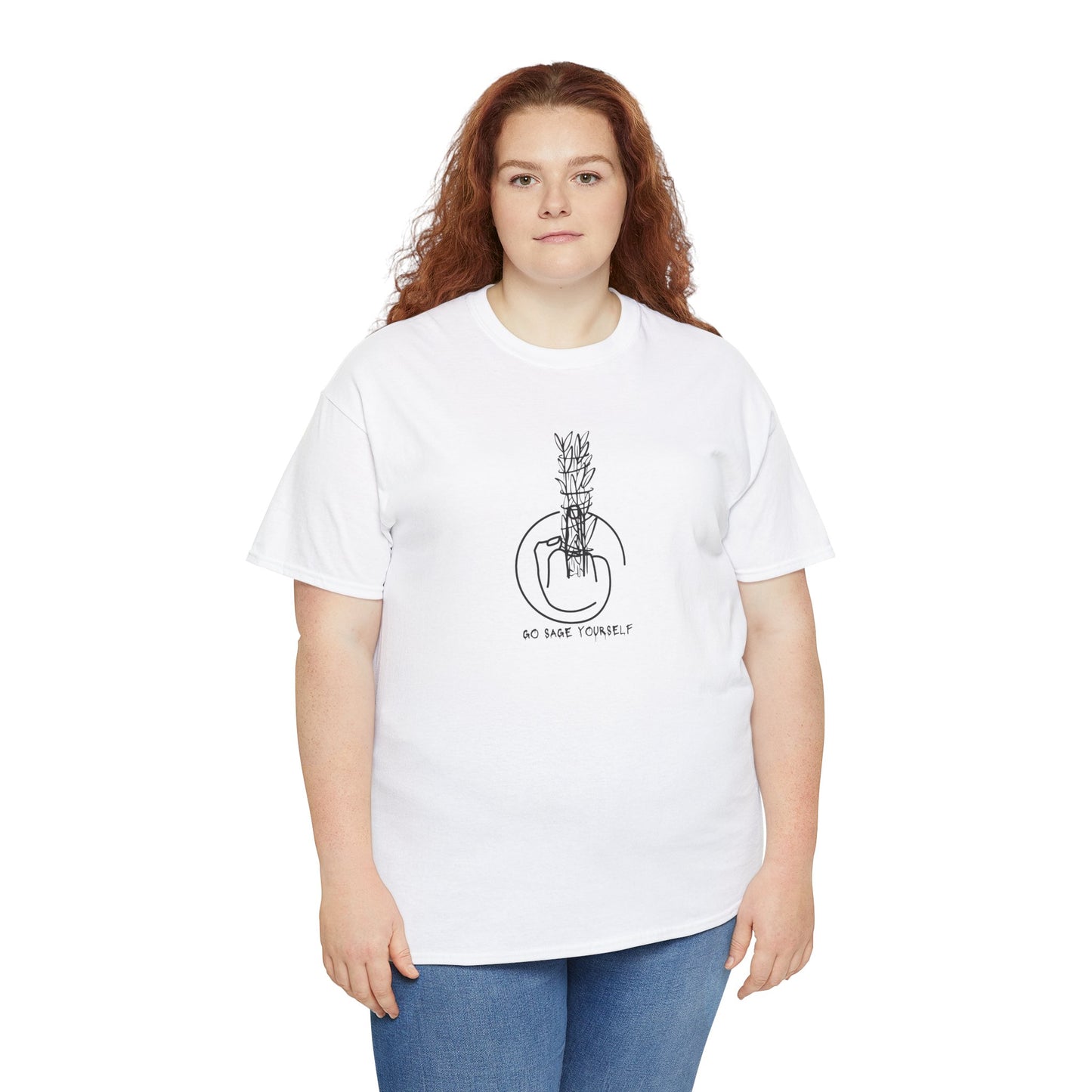 Unisex Heavy Cotton Tee- Go Sage Yourself