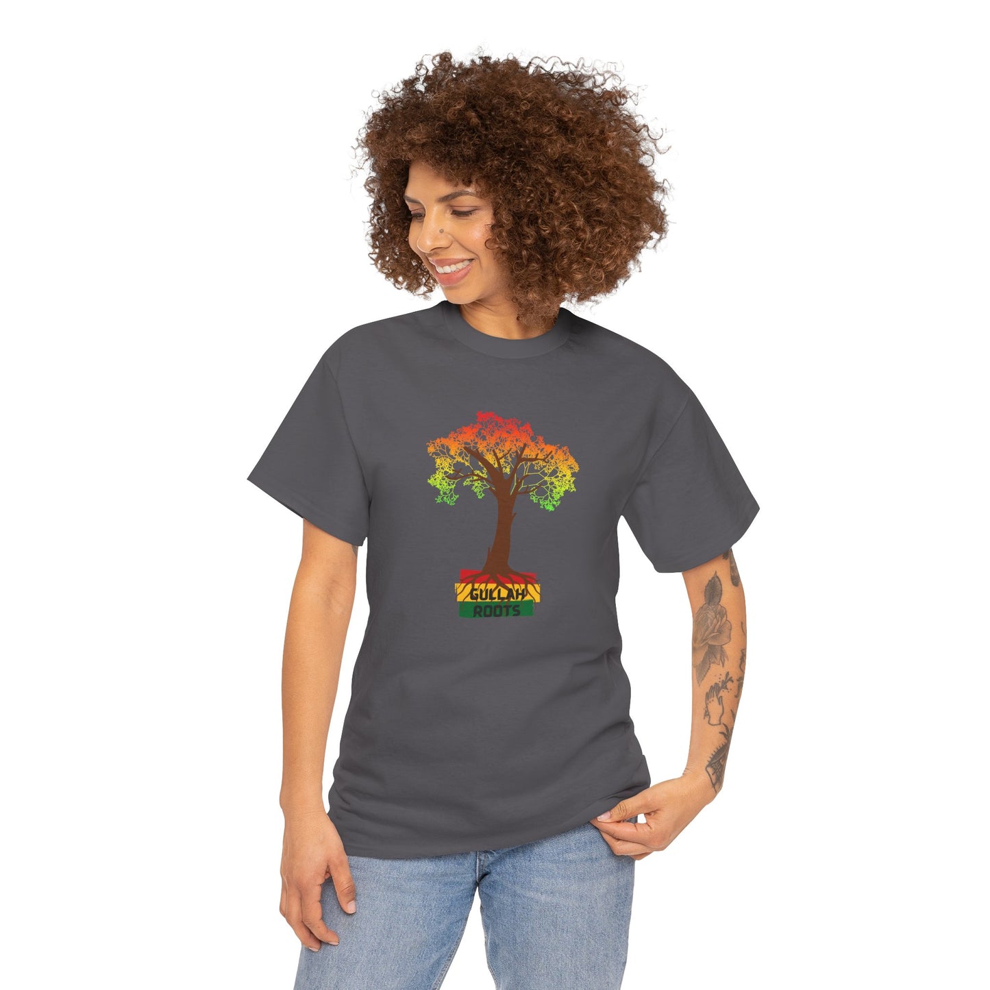 Unisex Heavy Cotton Tee- Gullah Roots