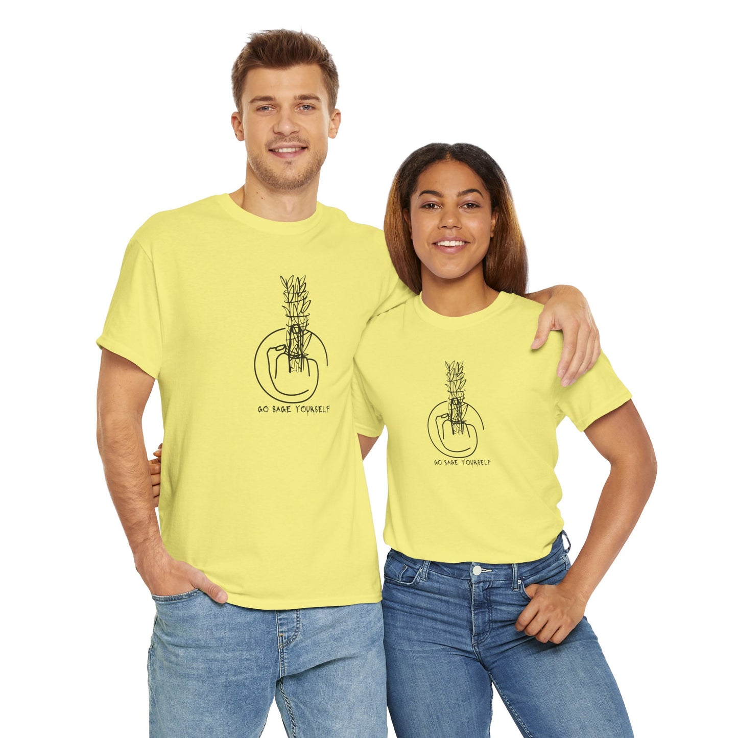 Unisex Heavy Cotton Tee- Go Sage Yourself