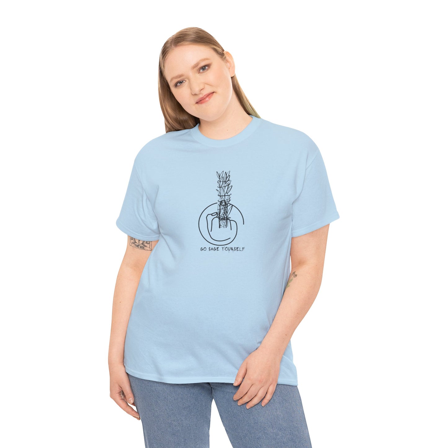 Unisex Heavy Cotton Tee- Go Sage Yourself