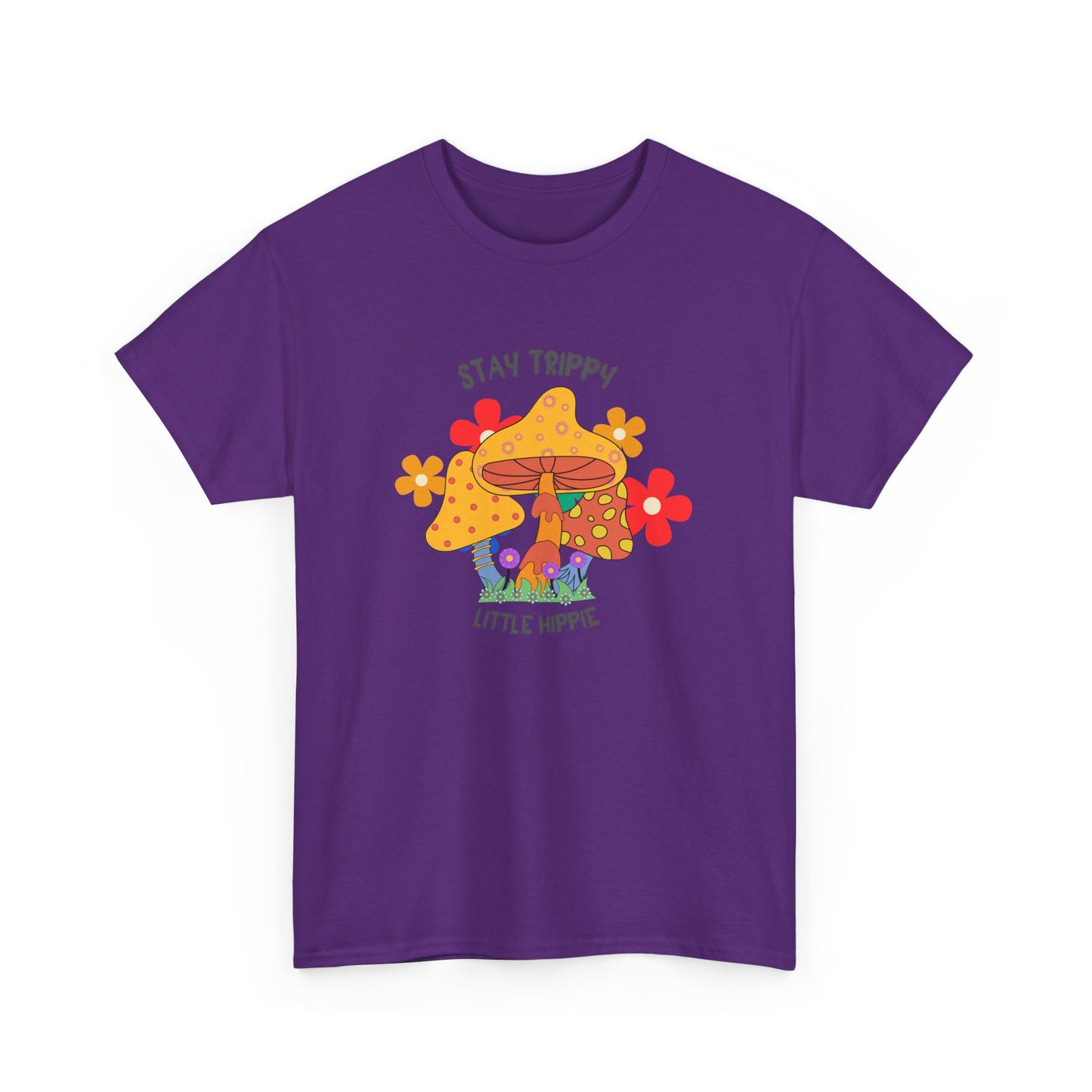Unisex Heavy Cotton Tee-Trippy Hippie