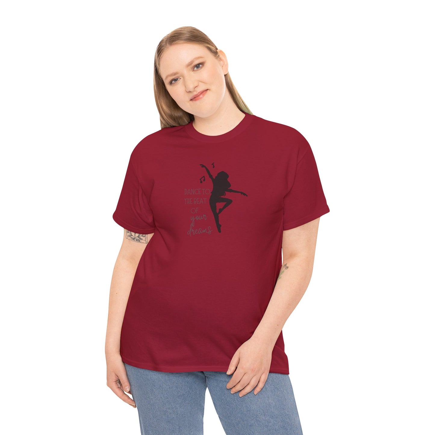 Unisex Heavy Cotton Tee-Dance To The Beat Of Your Dreams