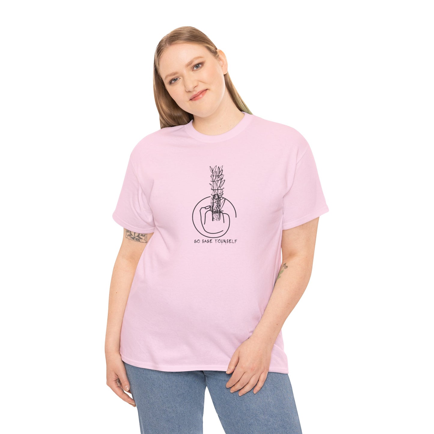 Unisex Heavy Cotton Tee- Go Sage Yourself