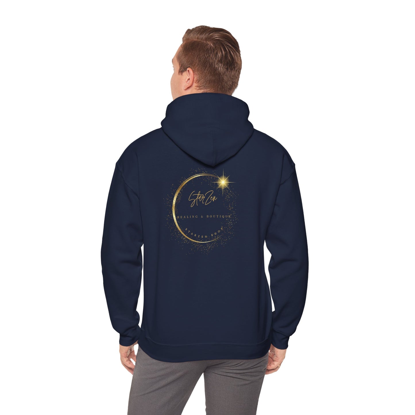 Unisex Heavy Blend™ Hooded Sweatshirt-StarZen logo