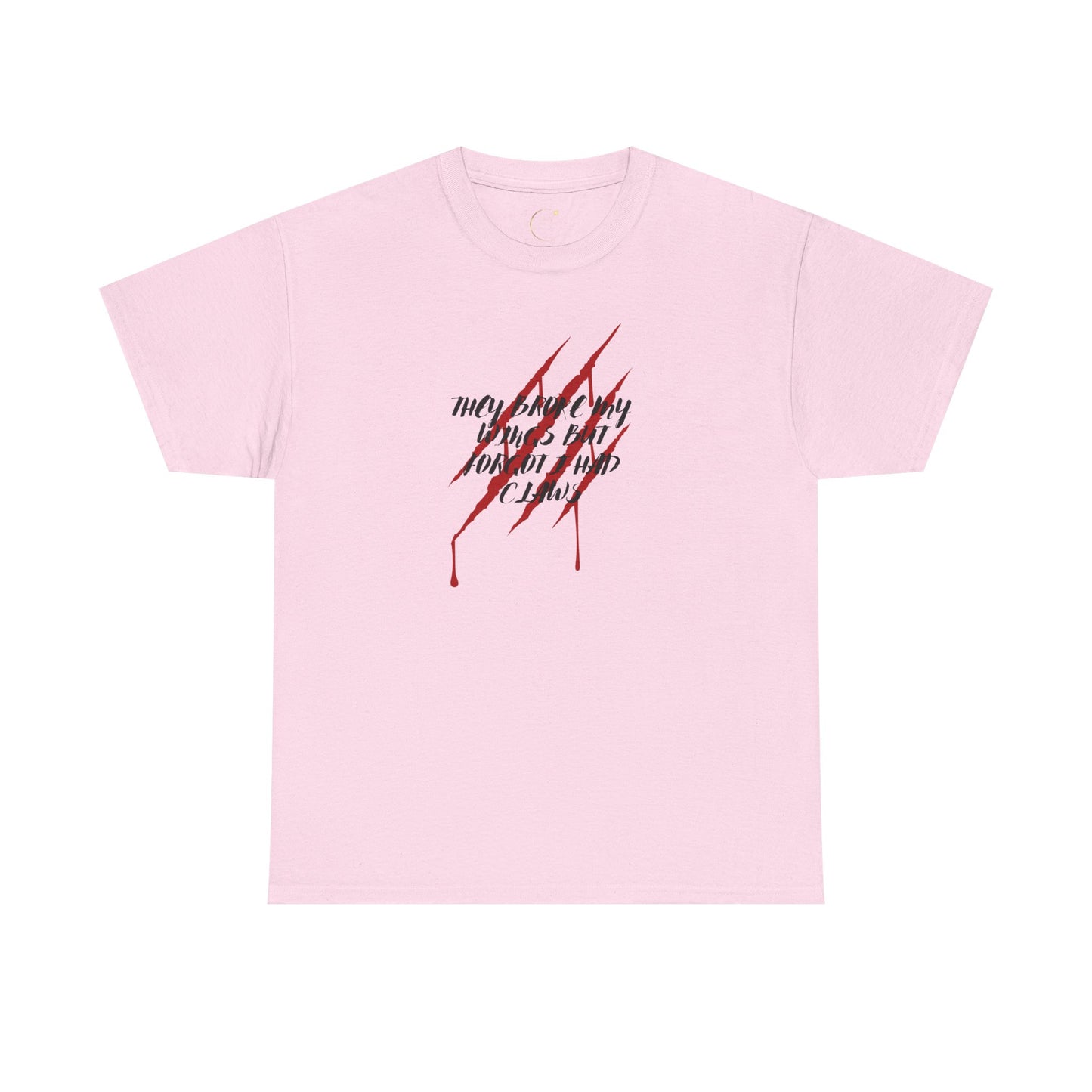 Unisex Heavy Cotton Tee- Broken Wings Claws