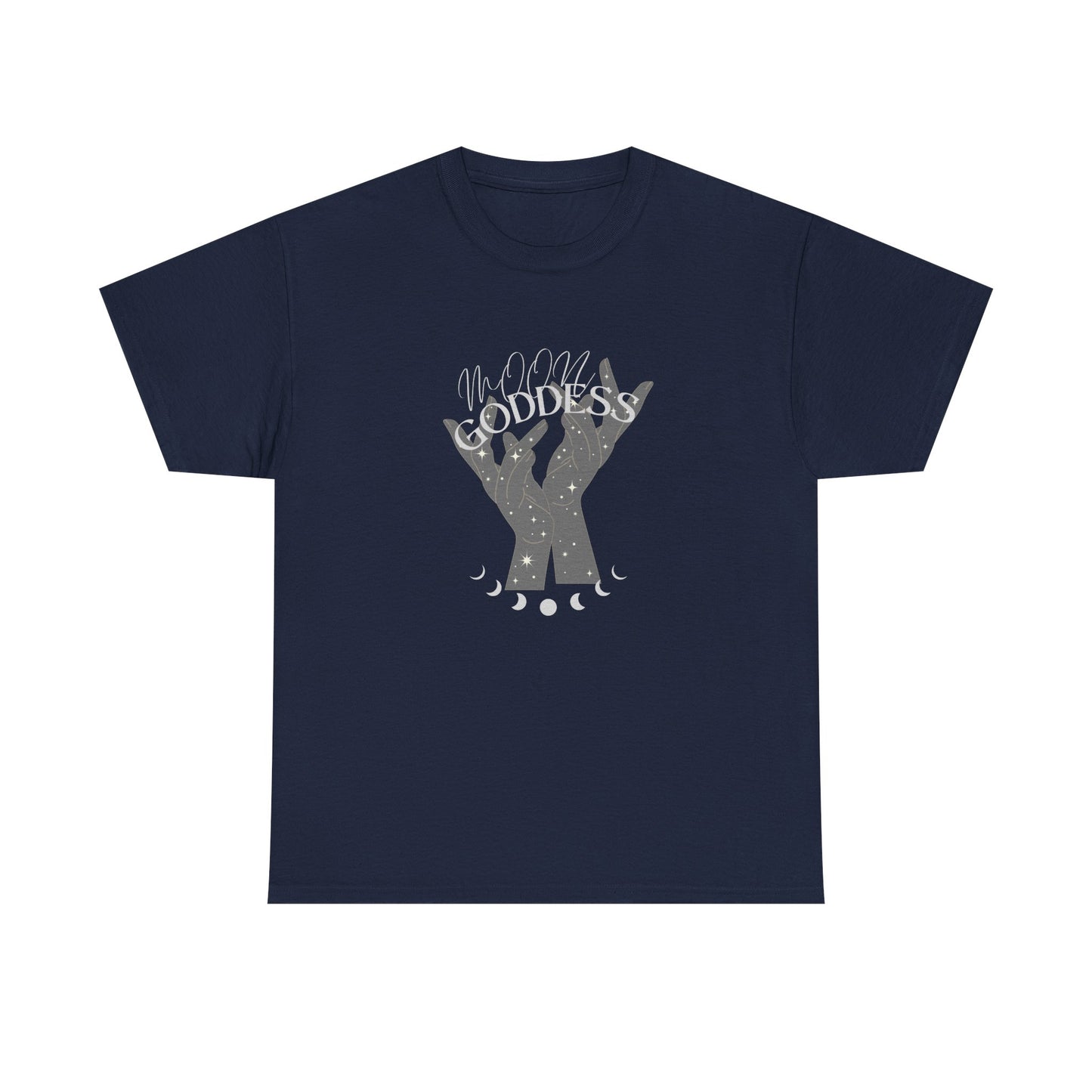 Unisex Heavy Cotton Tee-Moon Goddess 2