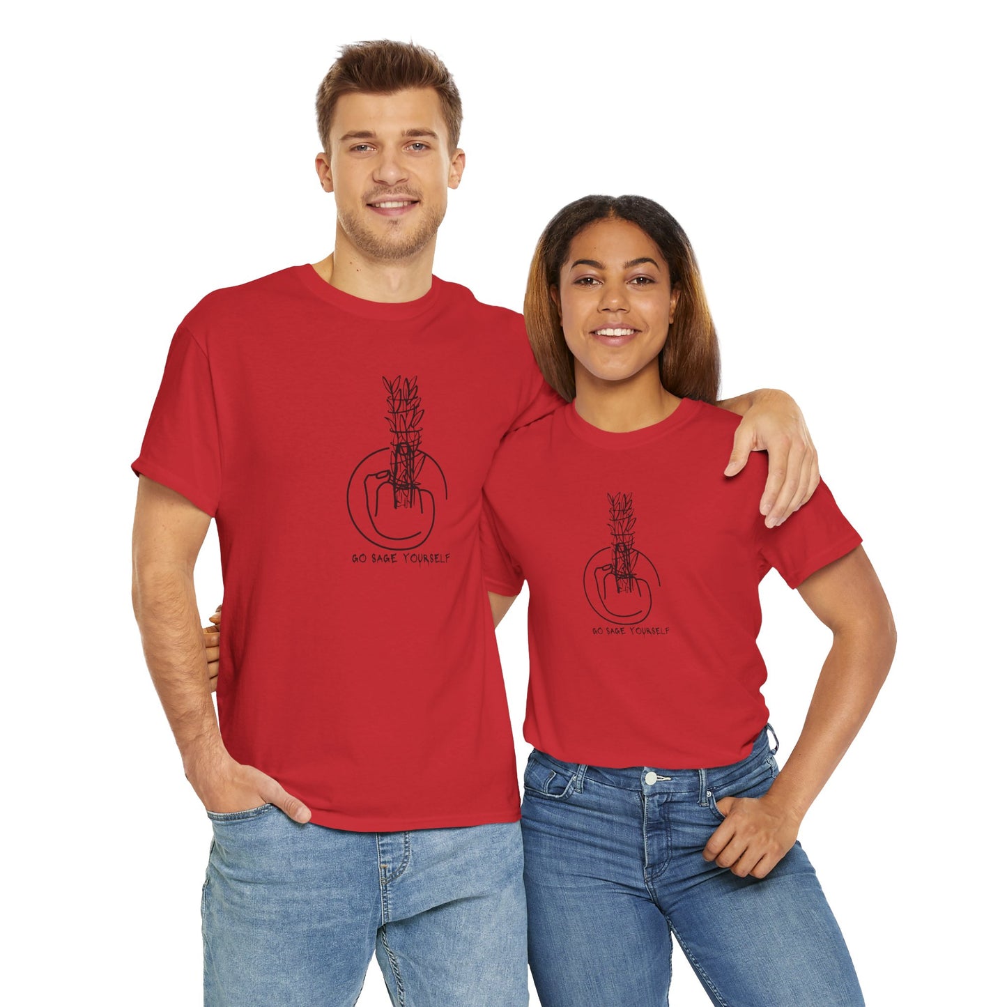 Unisex Heavy Cotton Tee- Go Sage Yourself