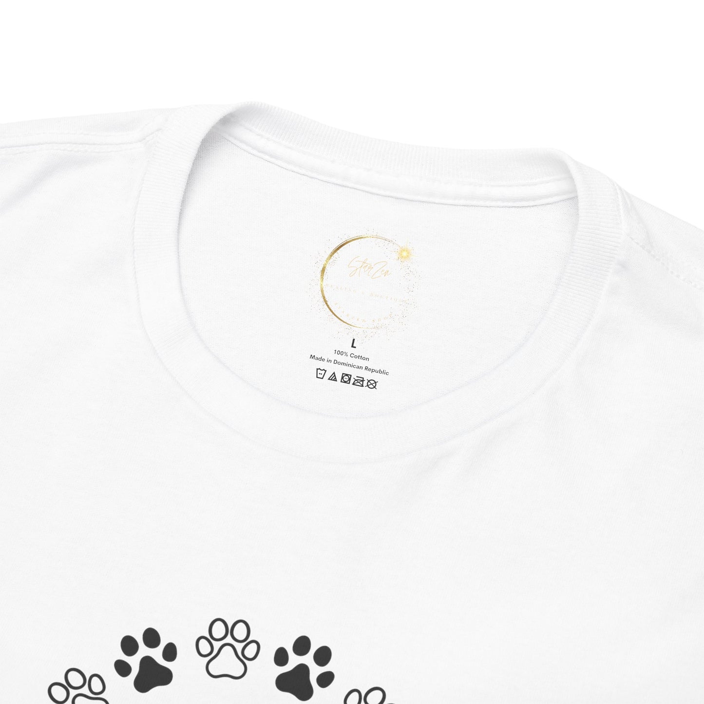 Unisex Heavy Cotton Tee- Stay Pawsitive