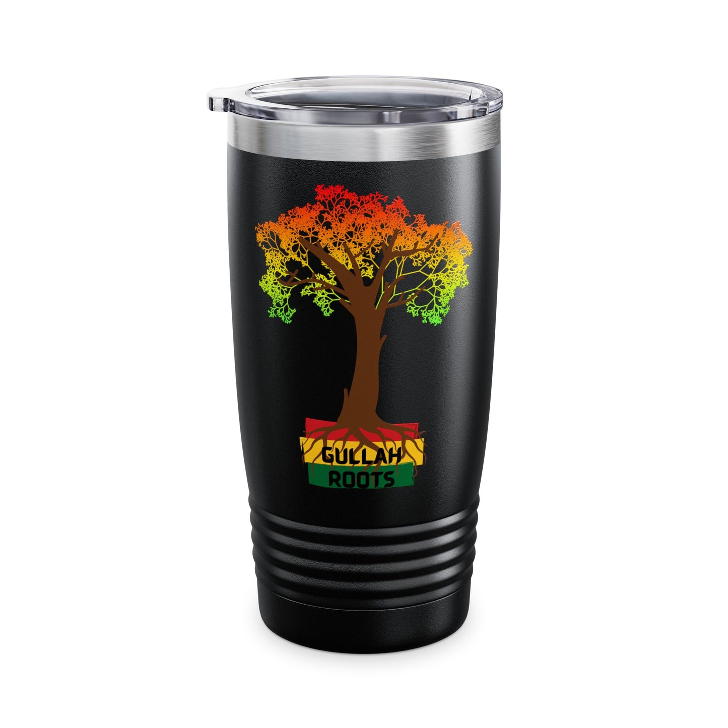Colorful Ringneck Gullah RootsTumbler - 20oz Travel Mug, Eco-Friendly Drinkware, Perfect for Outdoor Adventures, Gifts for Nature Lovers, Rasta Vibes