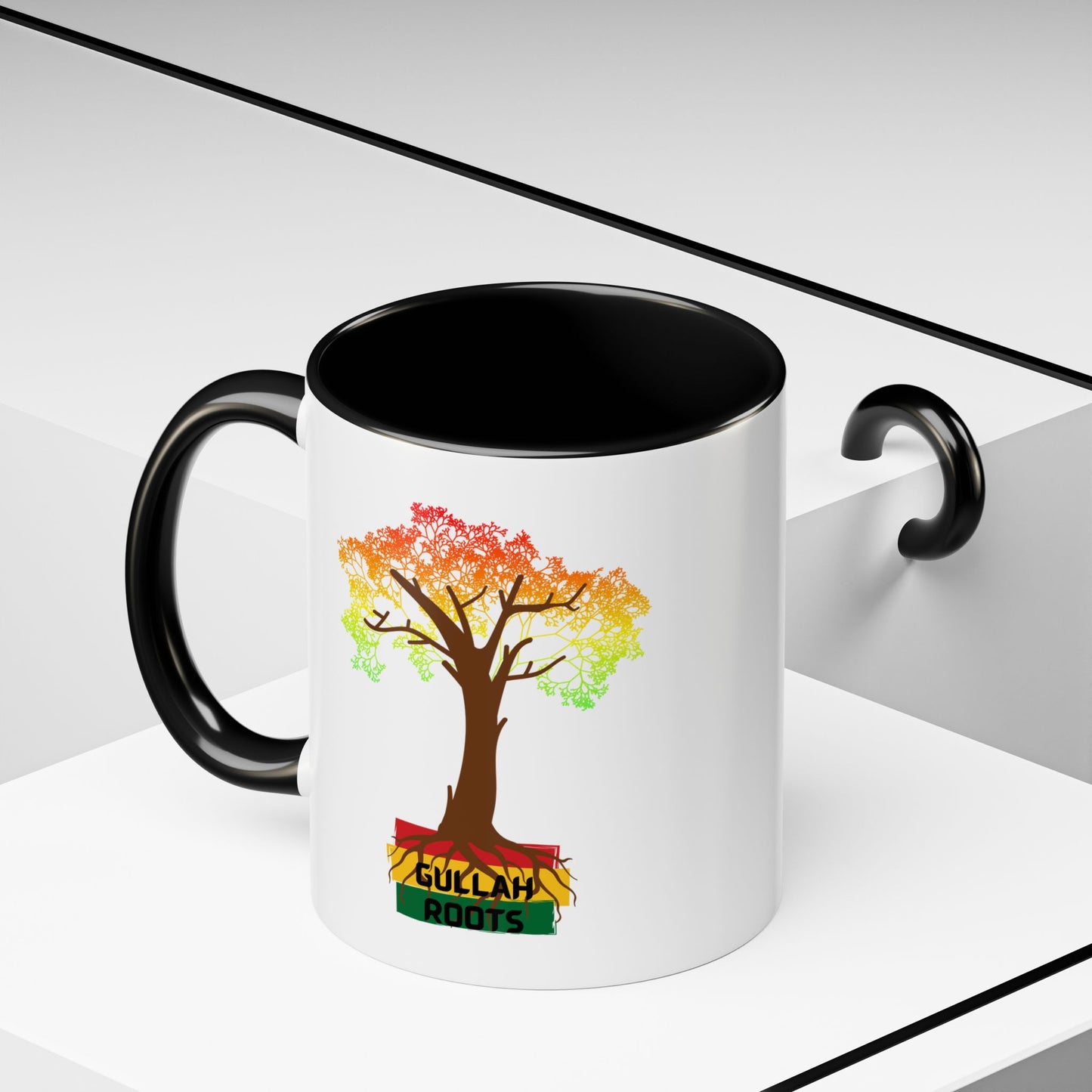 Accent Coffee Mug (11, 15oz)-Gullah Roots
