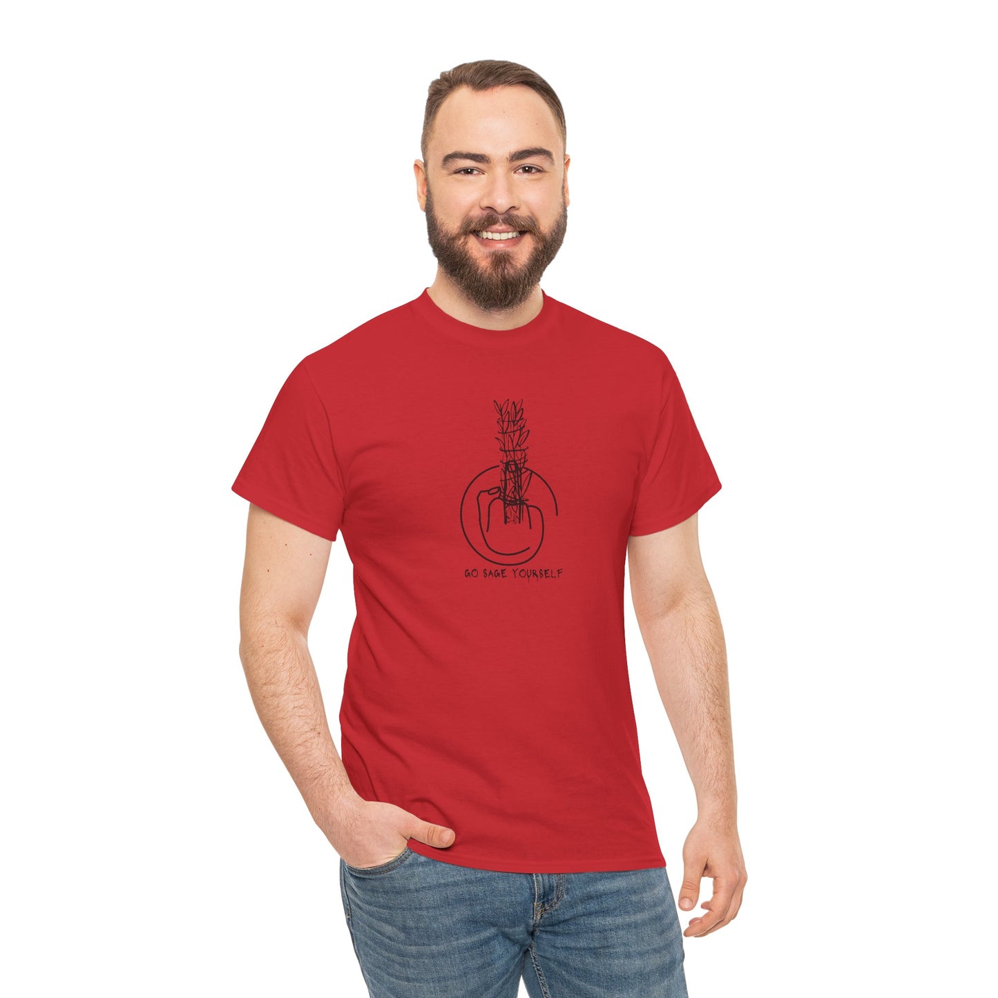 Unisex Heavy Cotton Tee- Go Sage Yourself