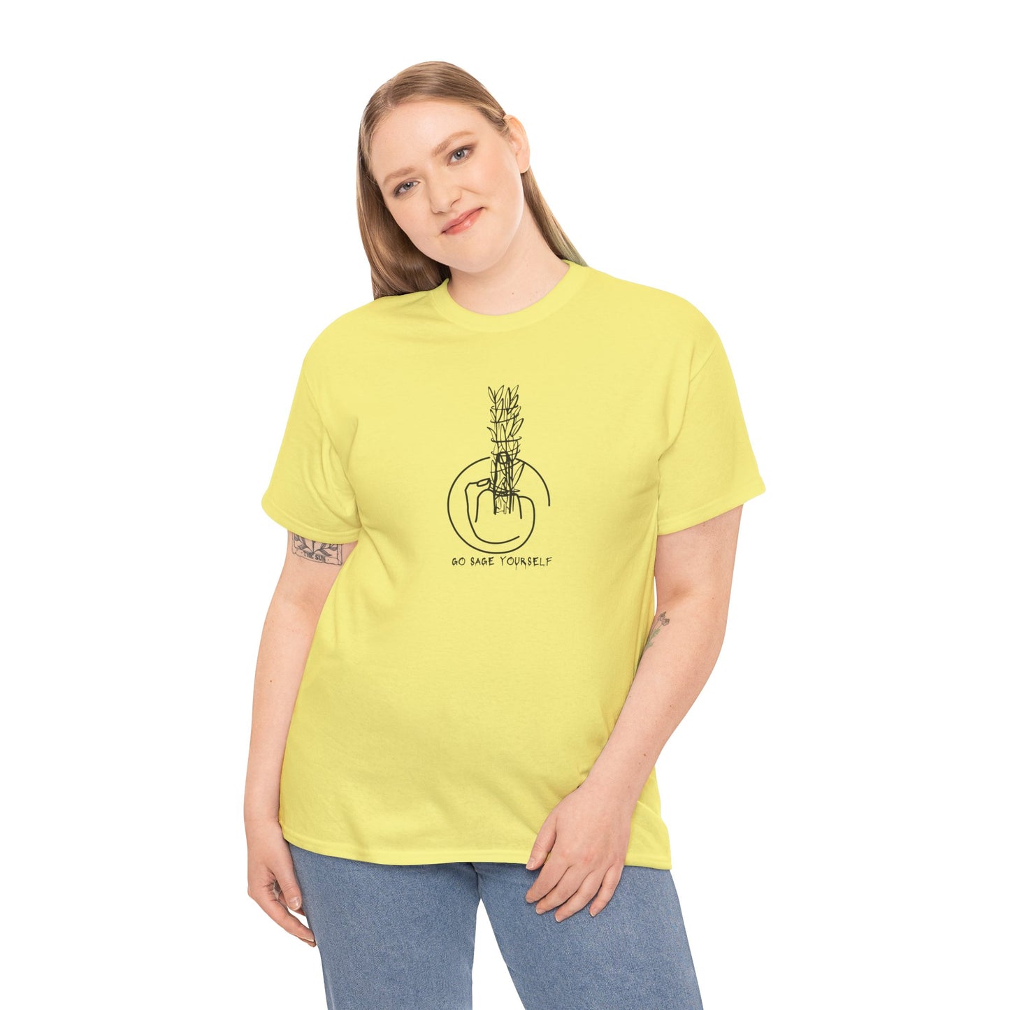 Unisex Heavy Cotton Tee- Go Sage Yourself