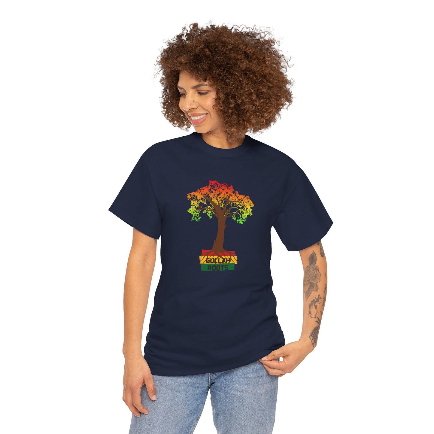 Unisex Heavy Cotton Tee- Gullah Roots