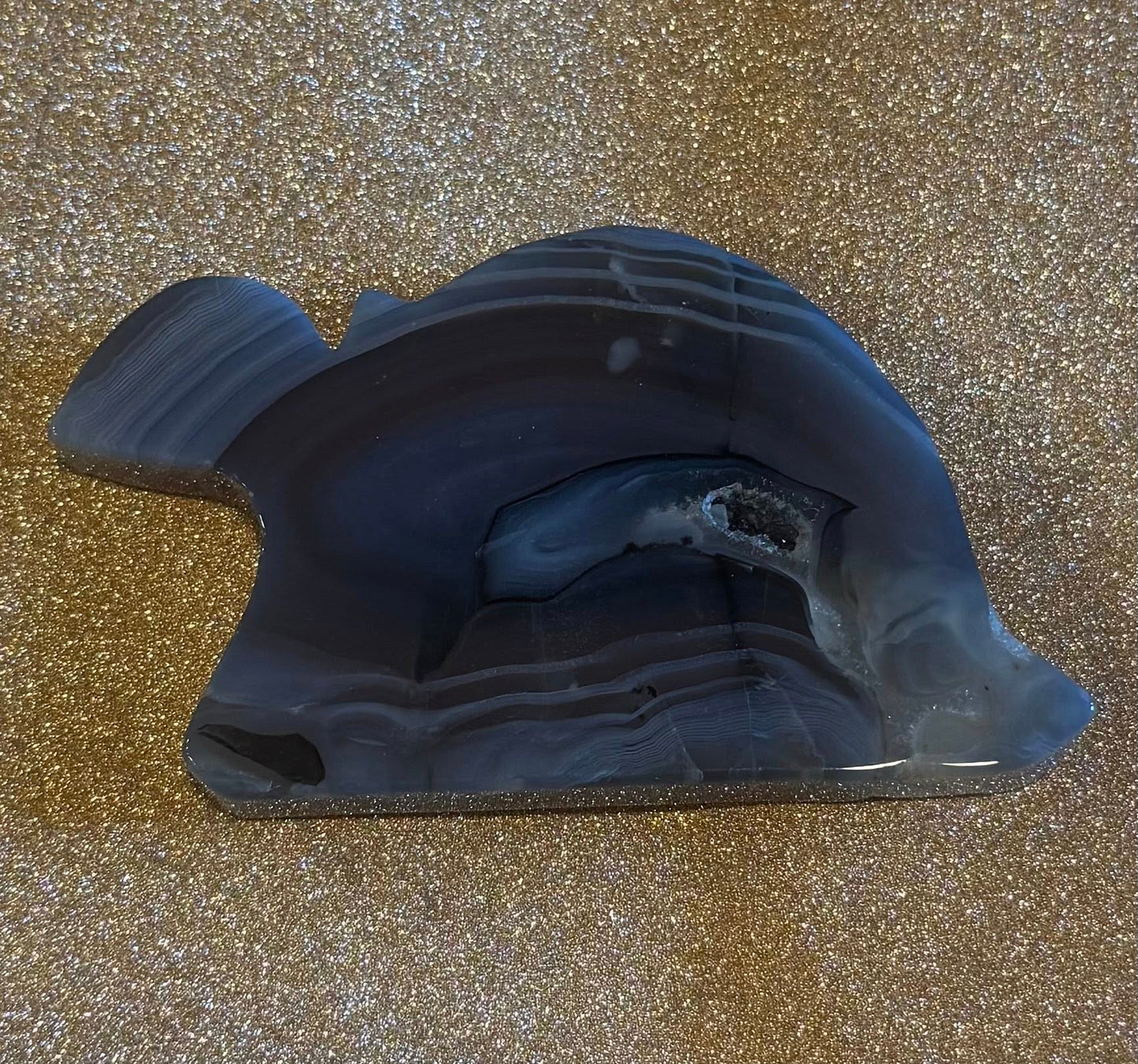 Agate Turtle Slice